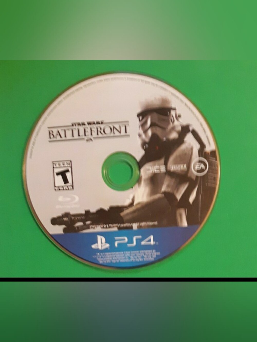 Star Wars Battlefront PS4 Game Disc - White/Black